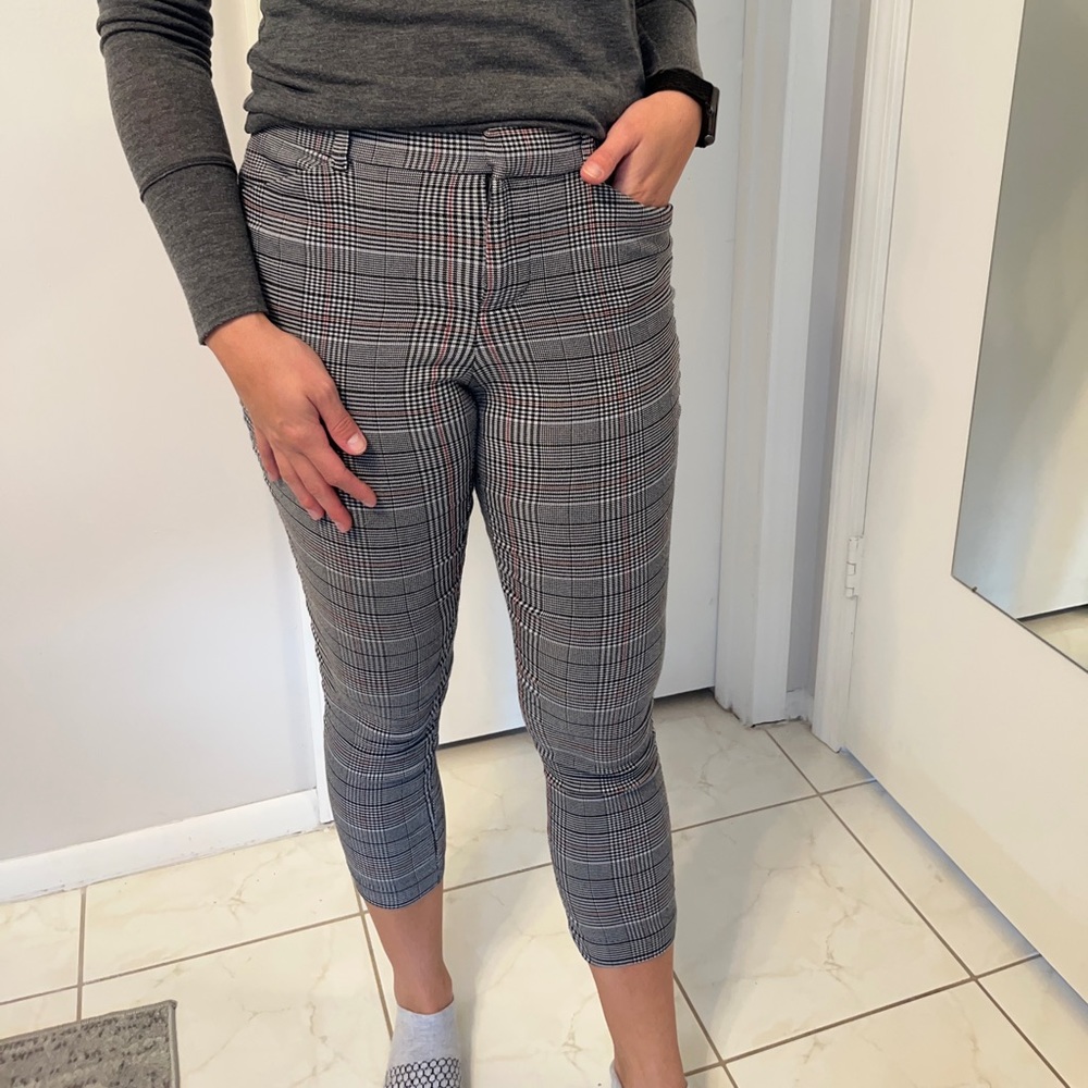 GAP Signature Skinny Ankle patterned pants